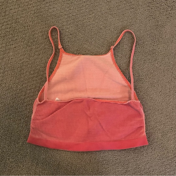 Urban Outfitters Red Orange Spaghetti Strap Fitted Tank Top — Low Back M/L - Picture 3 of 3